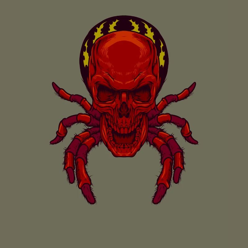 Creepy Skull Spider