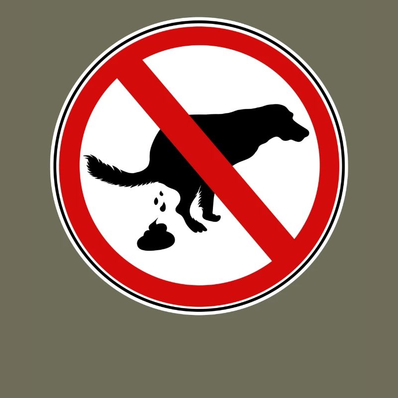 Hunde scheiße Verbotsschild