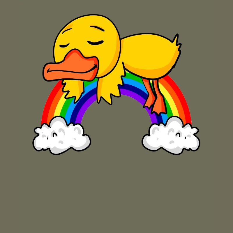 Regenbogen Ente