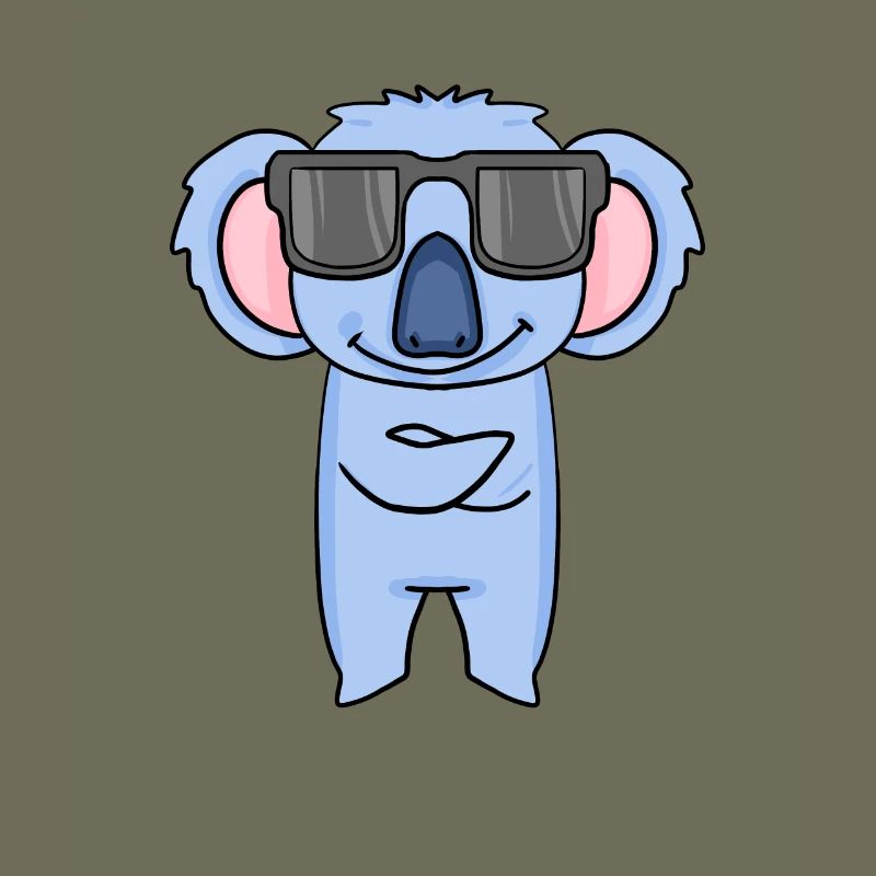 Koala avec lunettes de soleil