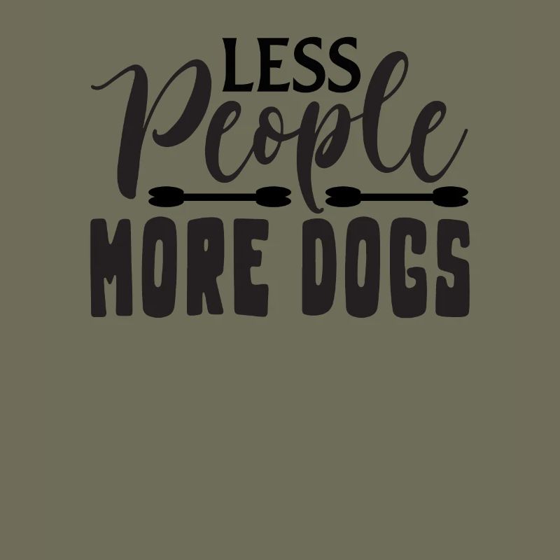 Moins de gens plus de chiens