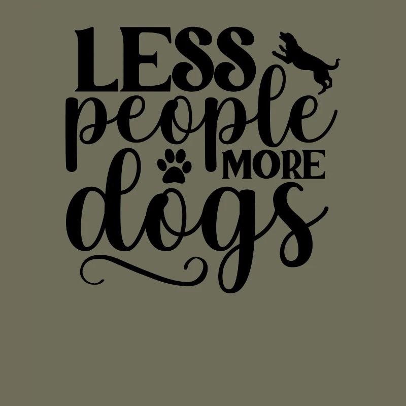 Moins de gens plus de chiens
