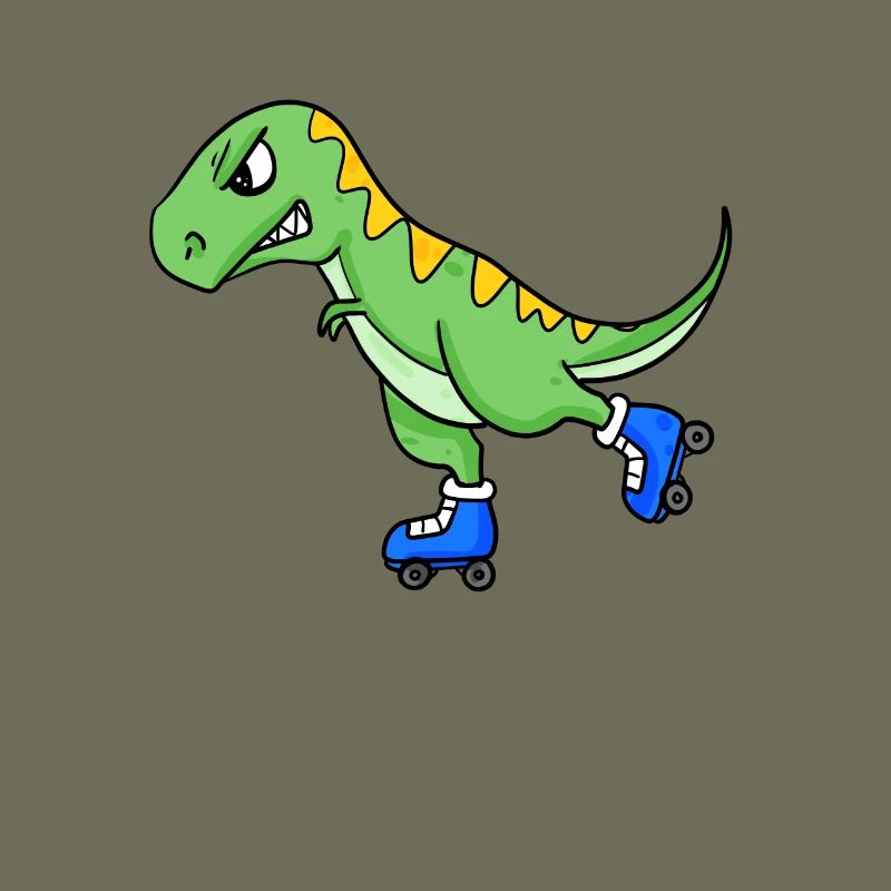 Dinosaur Skating