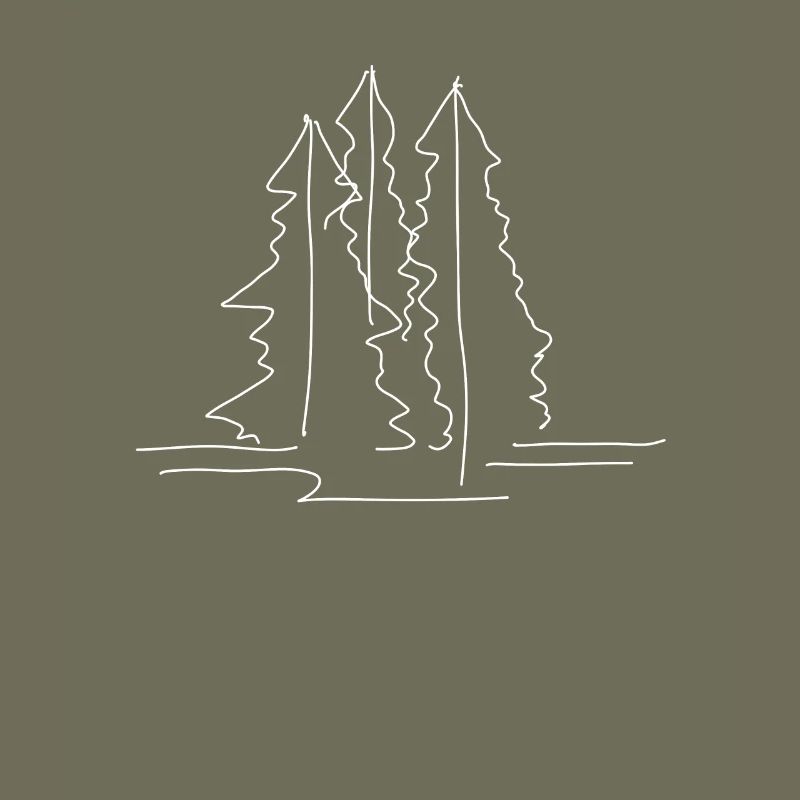 Baum Wald Lineart