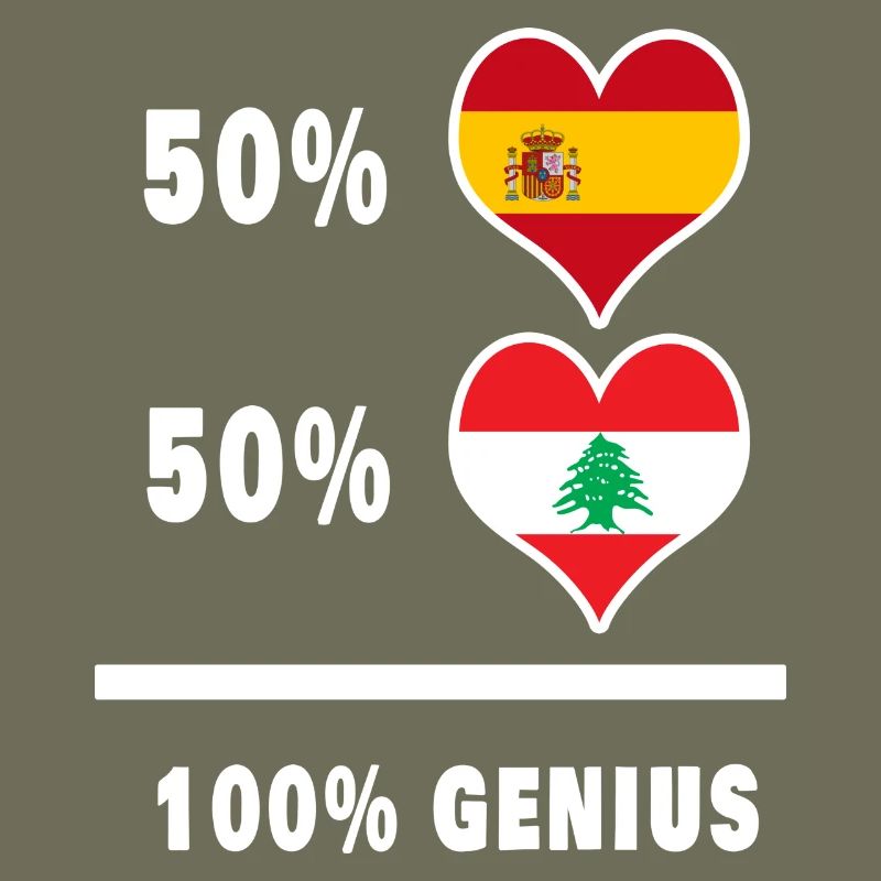Libanon und Spanien Genie / Geschenk