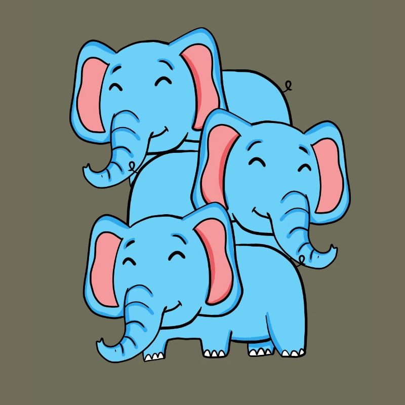 Cute Elephants - Elephant