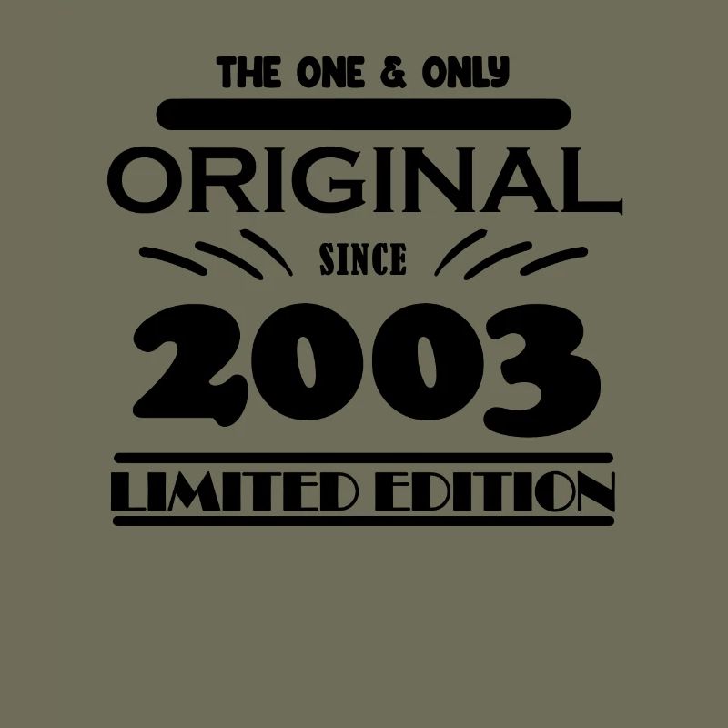2003 - Année de construction 2003 - Né en 2003