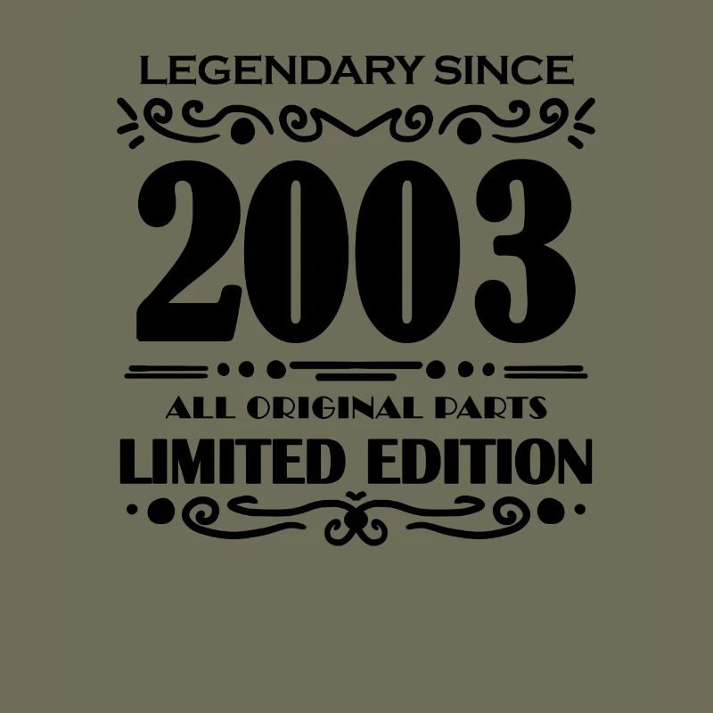 2003 - Né 2003 - Année de construction 2003