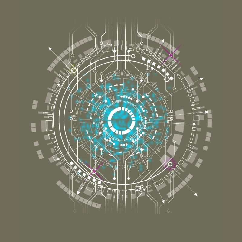 computer Space cpu pc Nerd Circuit Board Warp geek ai ki
