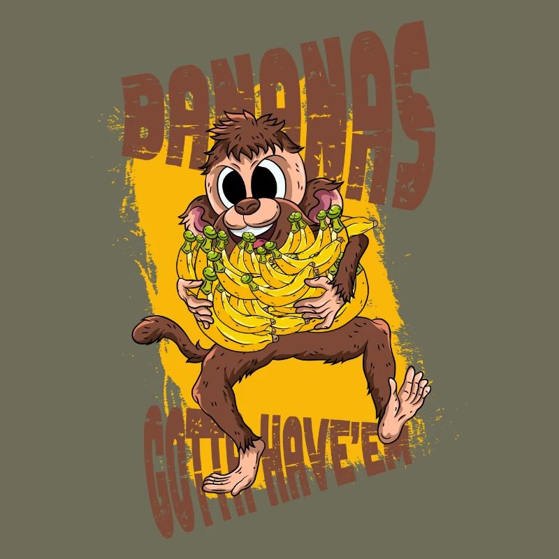 Bananen Affe