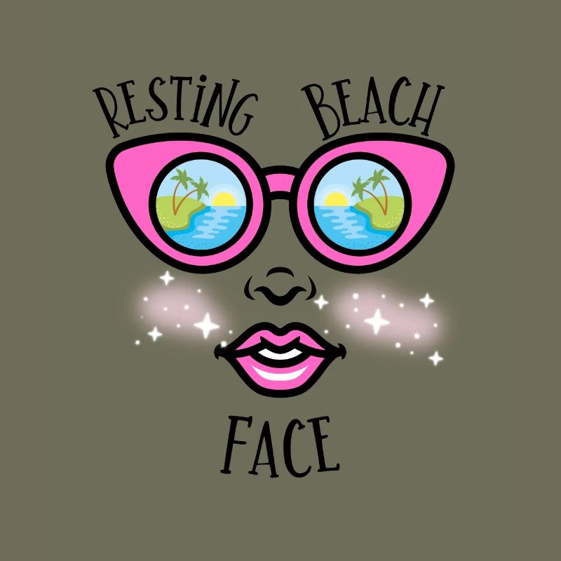 Resting Beach Face - Beach Lovers