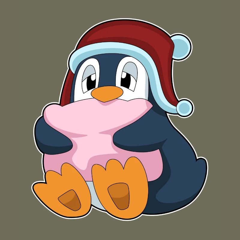 Penguin Sleeping Pillow