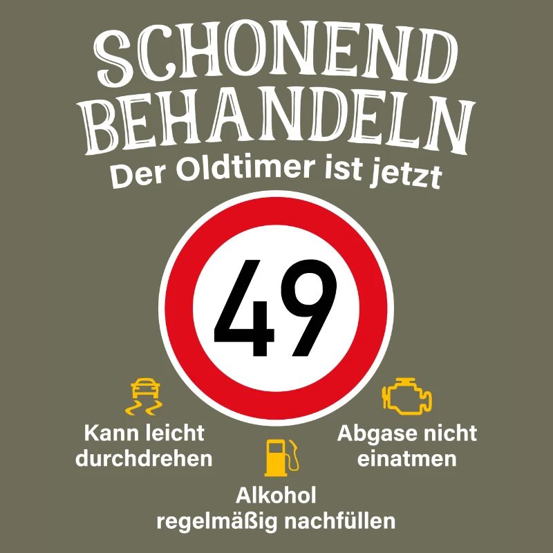 49. Geburtstag Schonend Behandeln Oldtimer Ist 49