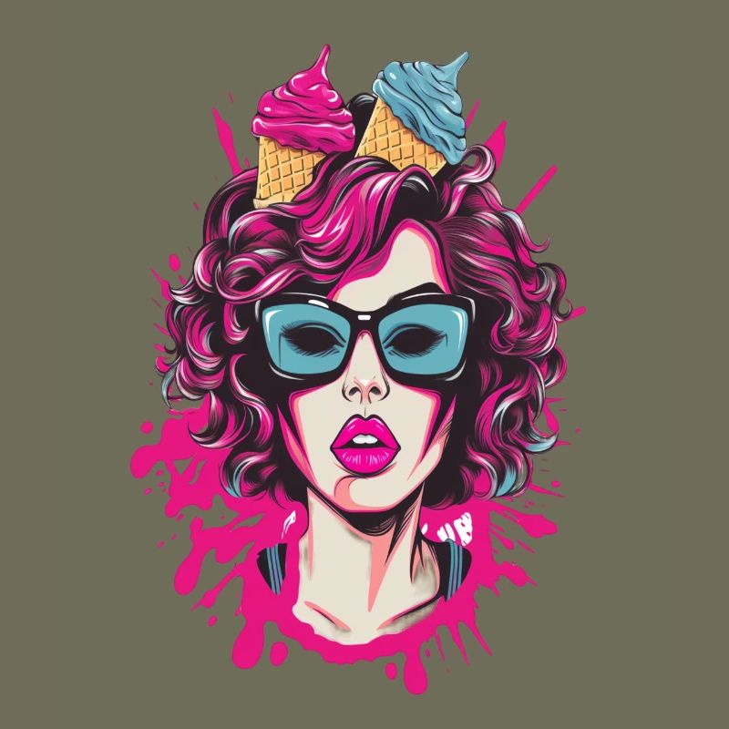 Vibrant Pop Art Comics Sister