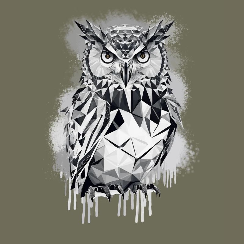 Geometric owl