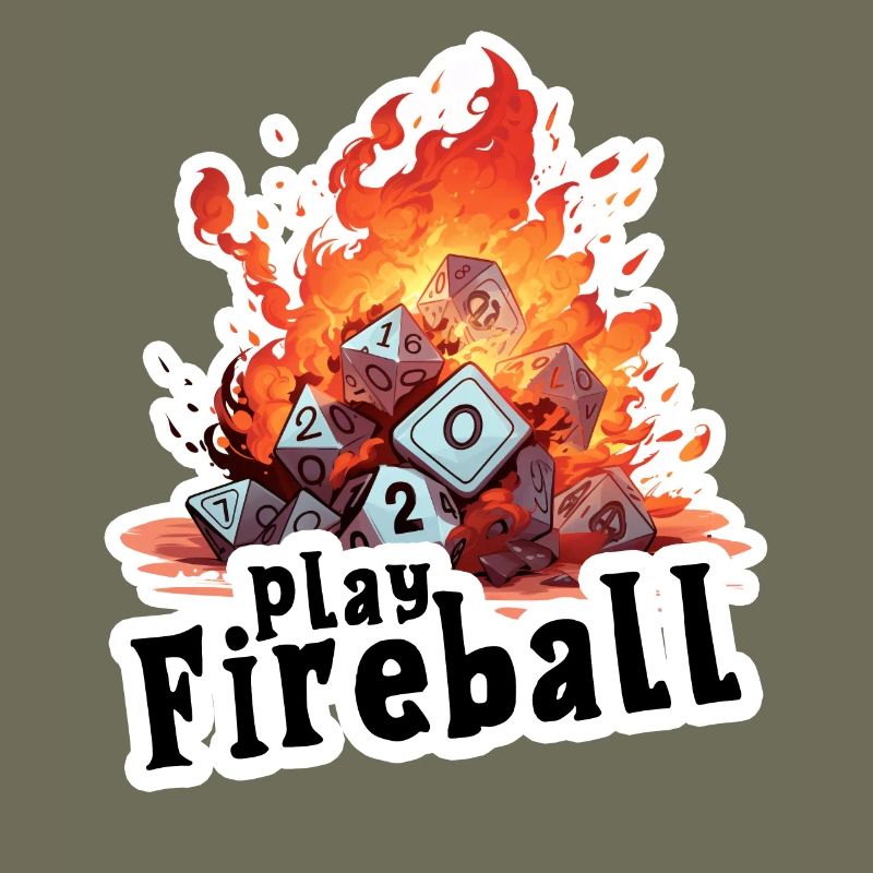 Exaggerated Fireball – Cube Chaos RPG