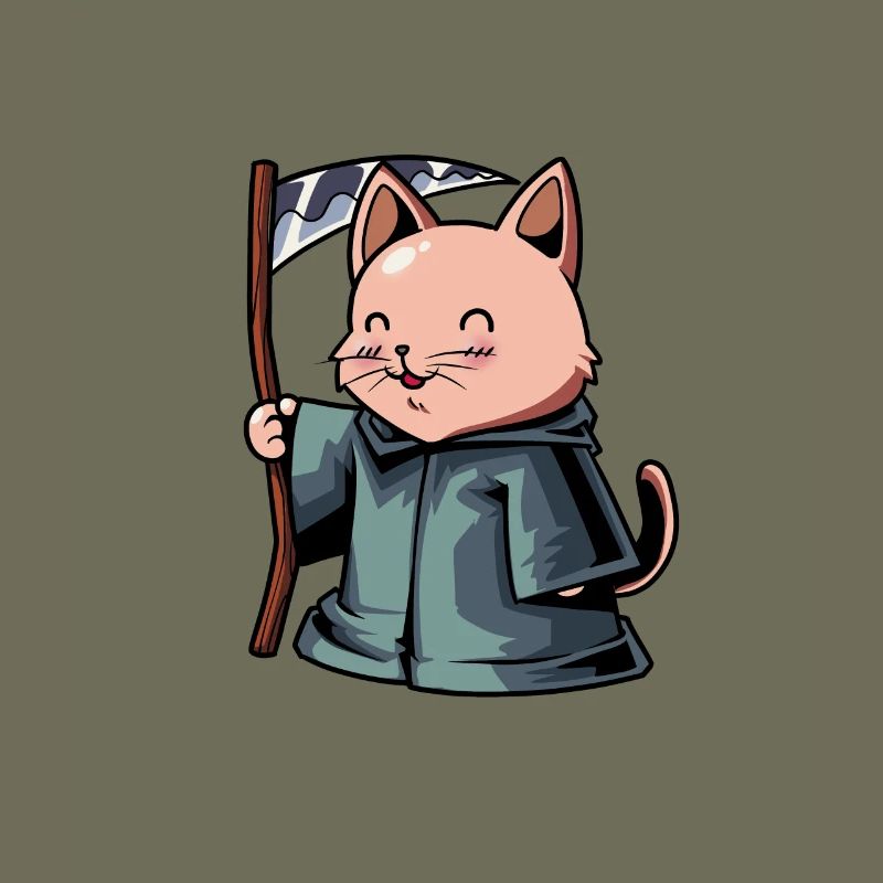 Mignon Chat Grim Reaper