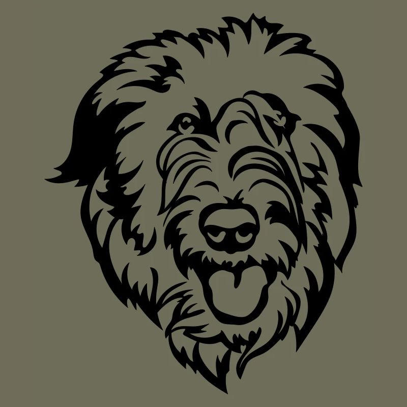 Irish Wolfhound Head