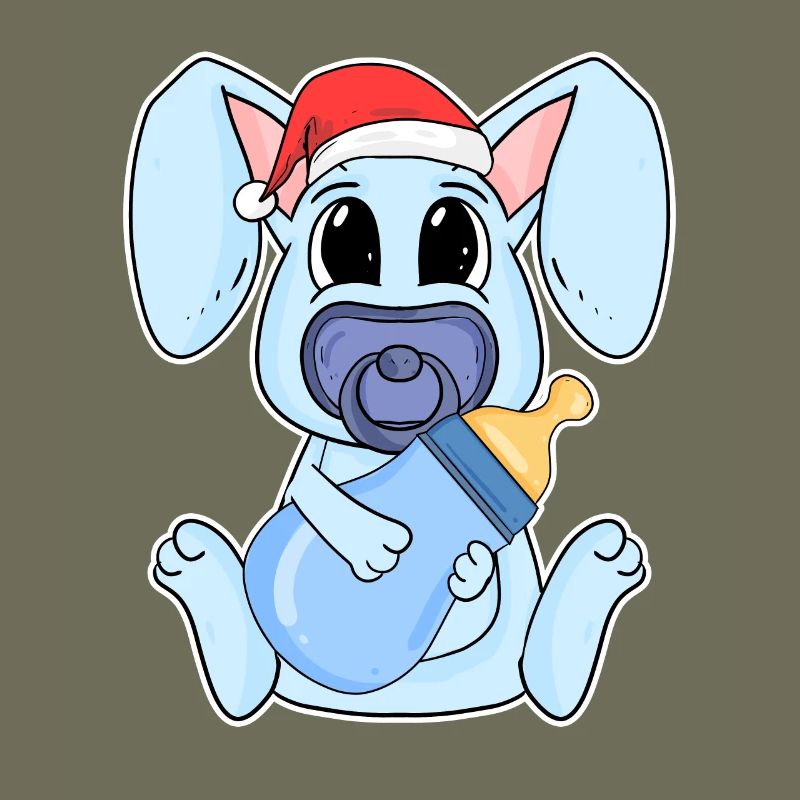 Lapin bébé Noël