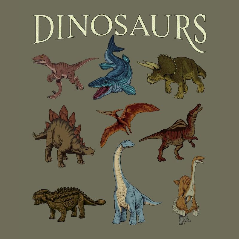 Verschiedene Dinosaurier