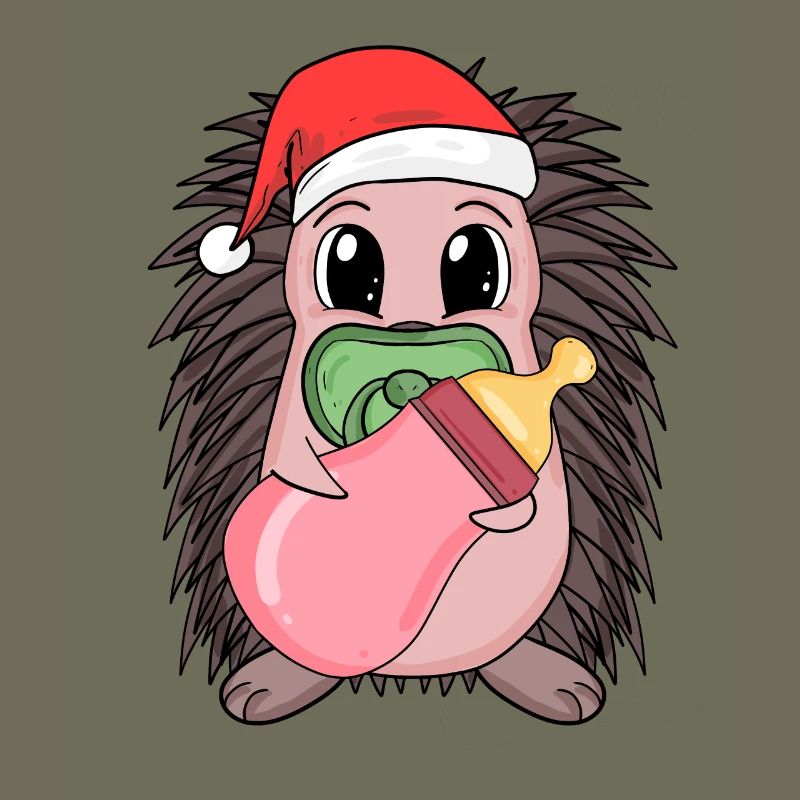 Hérisson bébé Noël