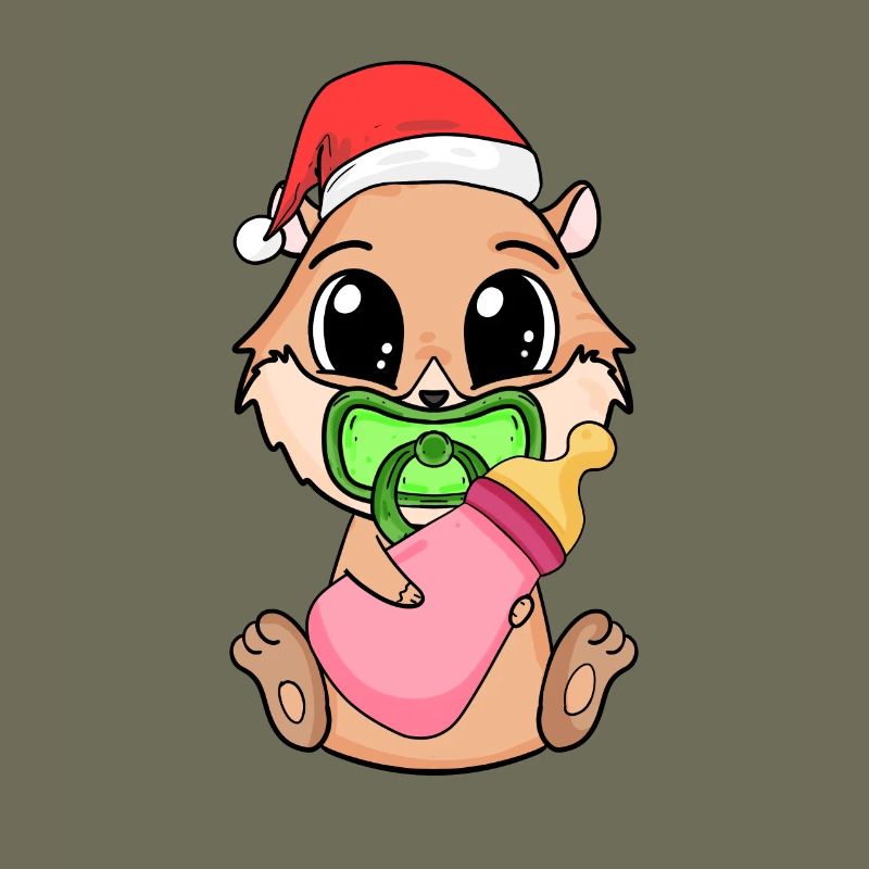 Cochon d’Inde Bébé Cochon d’Inde de Noël