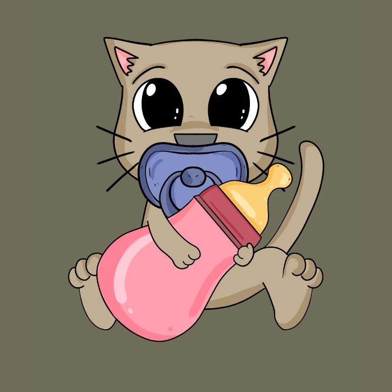 Motif de bébé chat