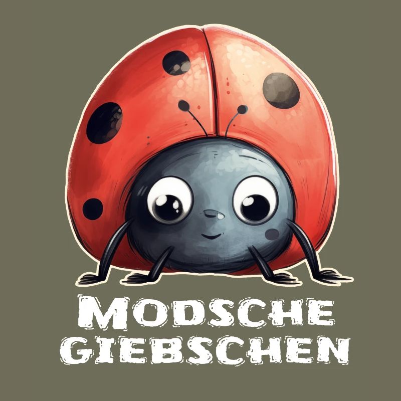 Modschegiebchen Marienkäfer Sächsisch Geschenk