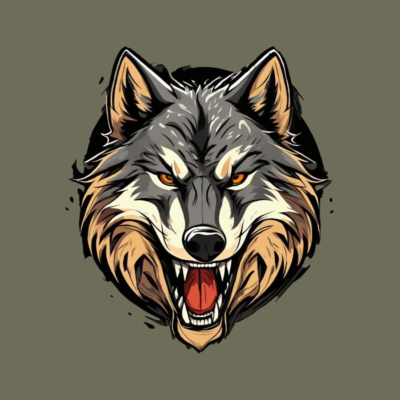 Wolfsgewitter Kopfprint