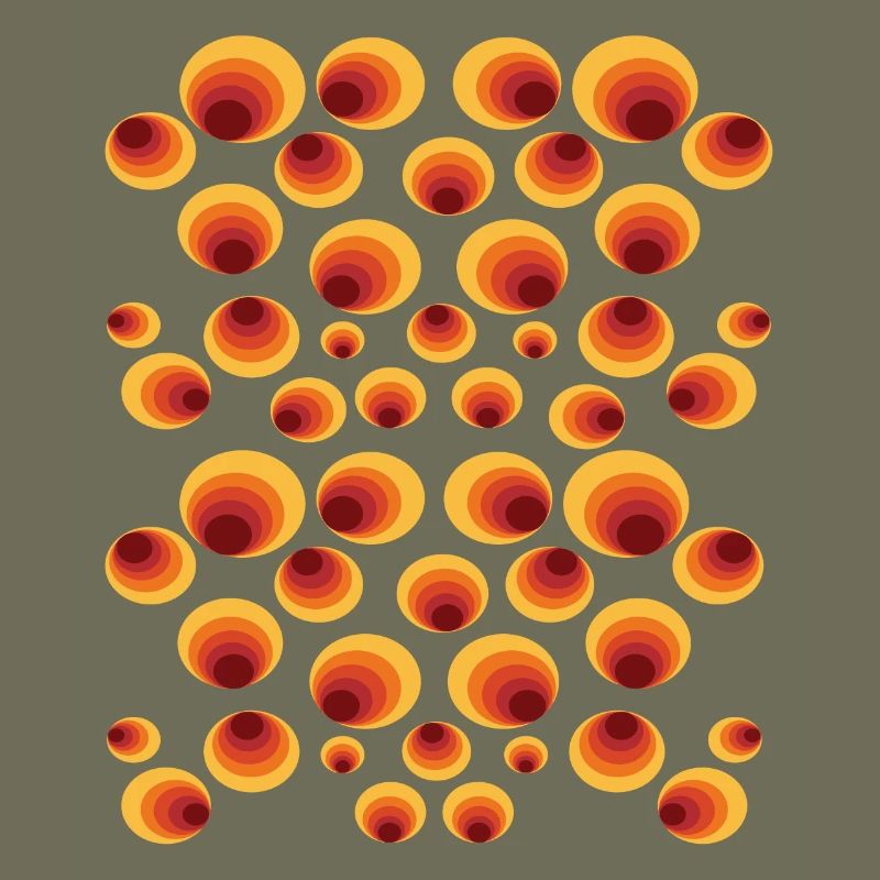 50 ' s 60 ' s Polka Dot Circle Style Pattern