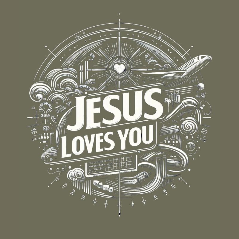 Jésus t’aime – Conception de cercles