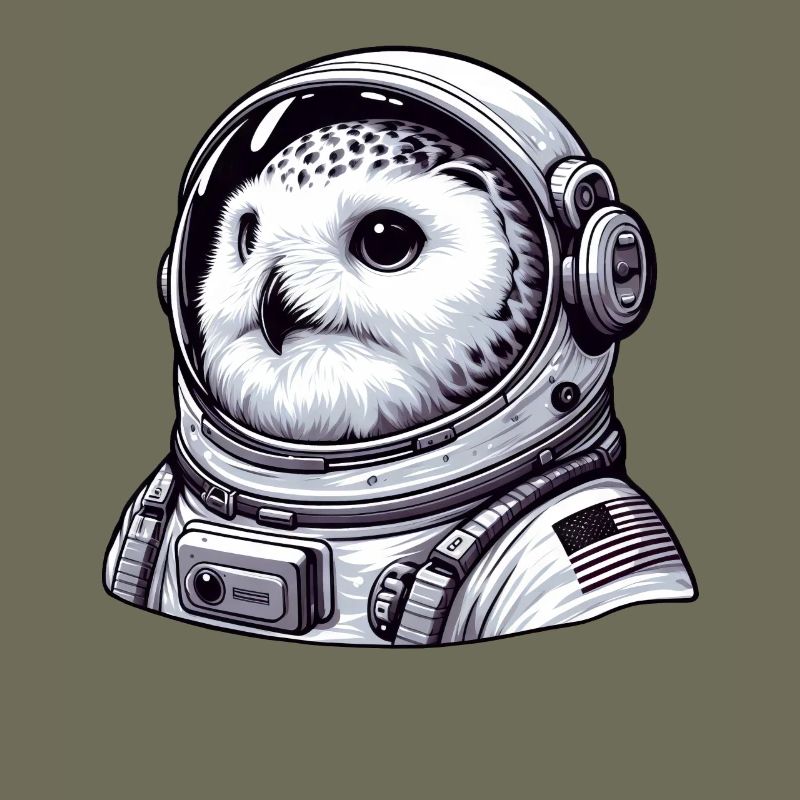 Harfang des neiges astronaute aventure spatiale