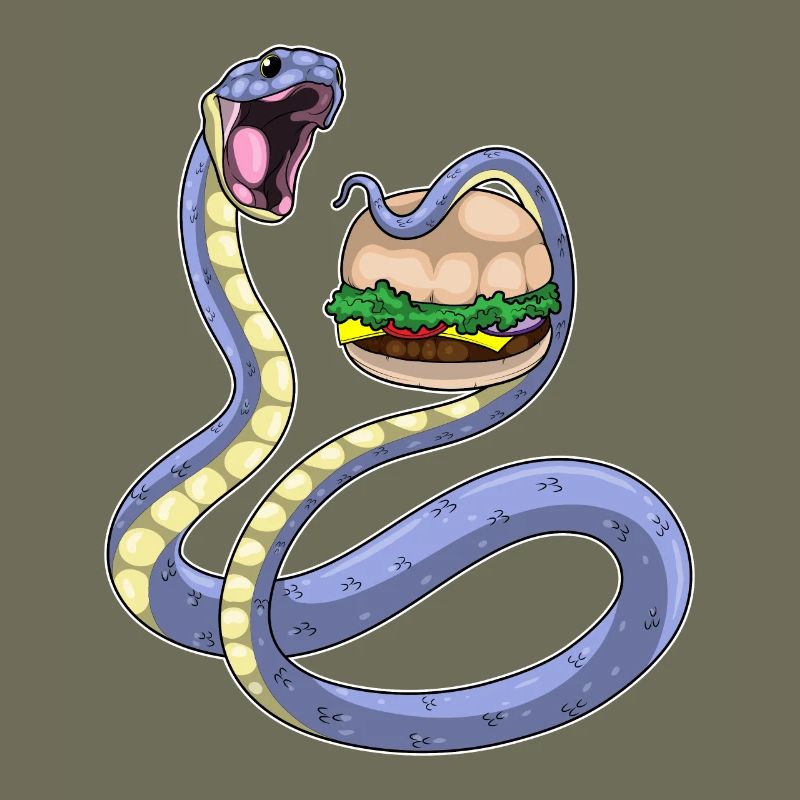Schlange Burger
