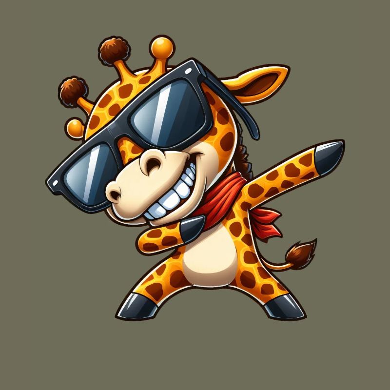 Cool Giraffe Dabbing Sunglasses