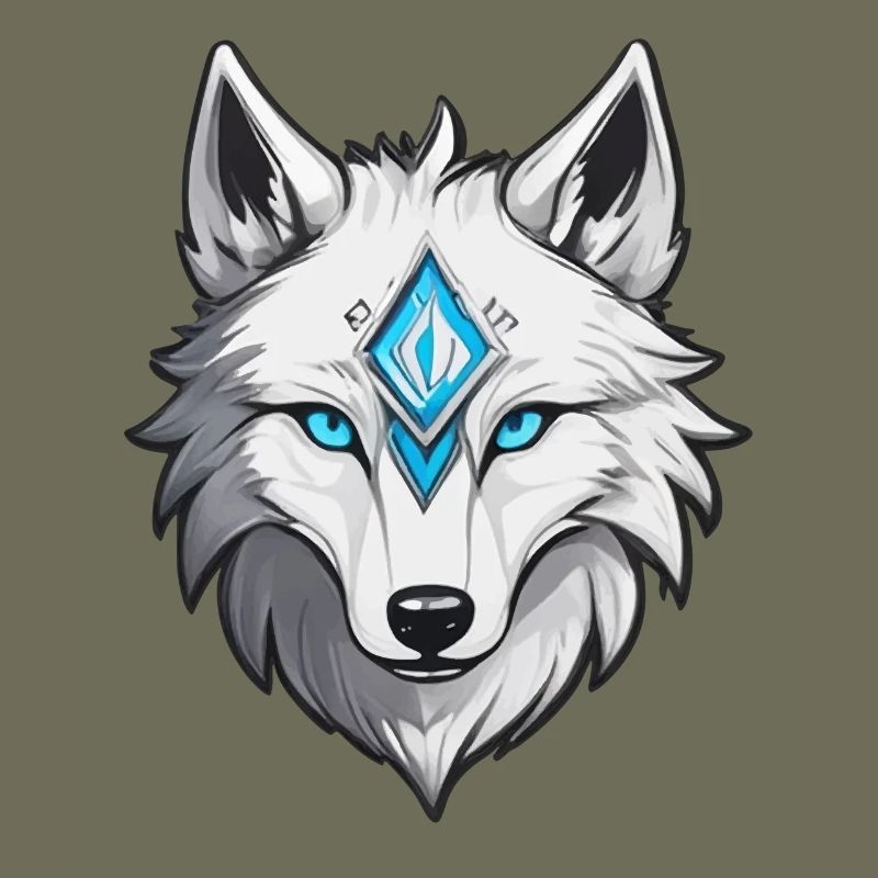 Weißer Wolf