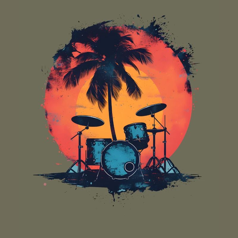 Drumkit Zeichnung