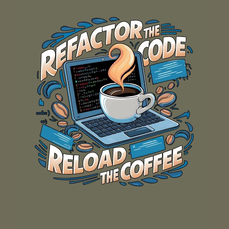 Aus Kaffee Code generieren Programmierer