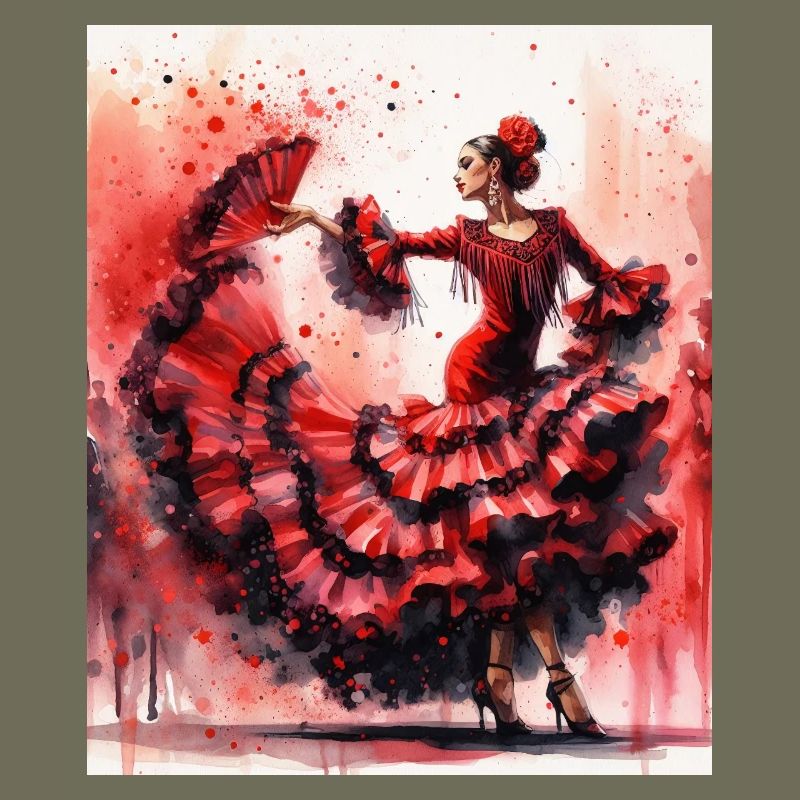 Flamenco Dancer's Passion