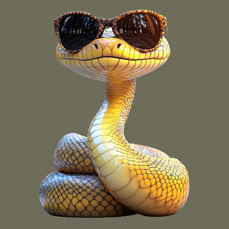 Snake Python Cobra Mamba Rattlesnake Snake