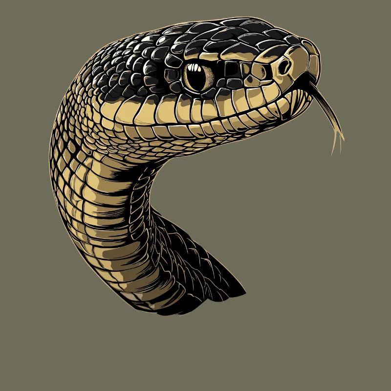 Snake Python Cobra Mamba Rattlesnake Snake