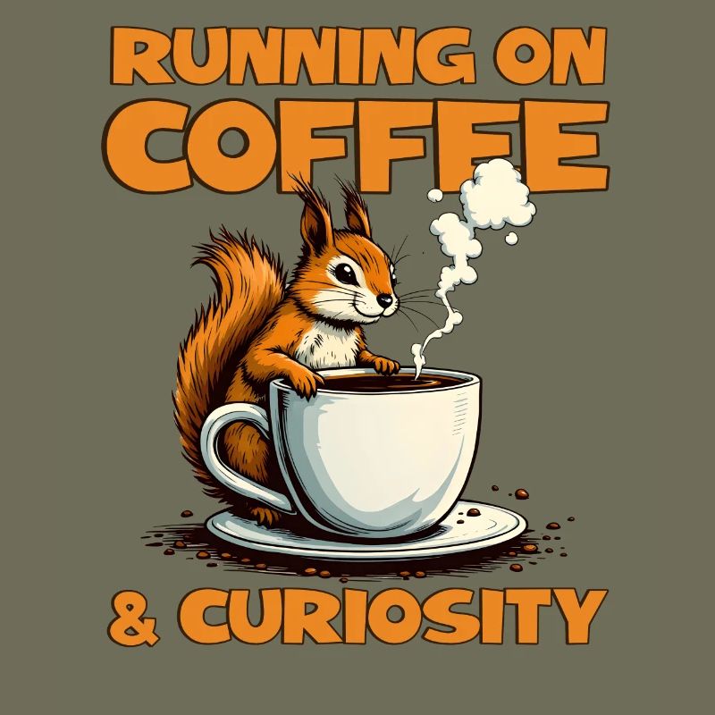 Mit Kaffee und Neugier – Eichhörnchen Kaffee