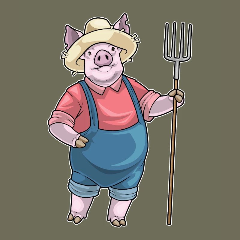 Fourche d’éleveur de porcs