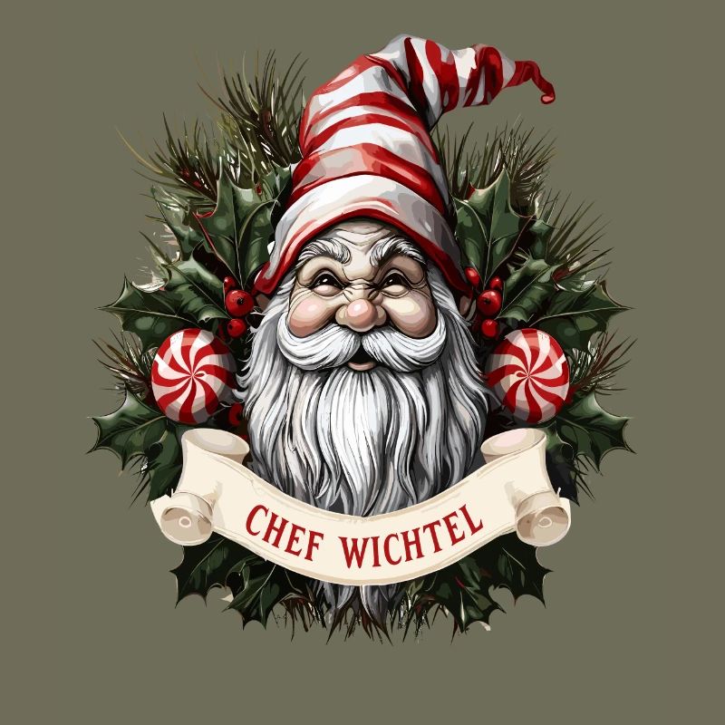 Gnome de Noël en chef