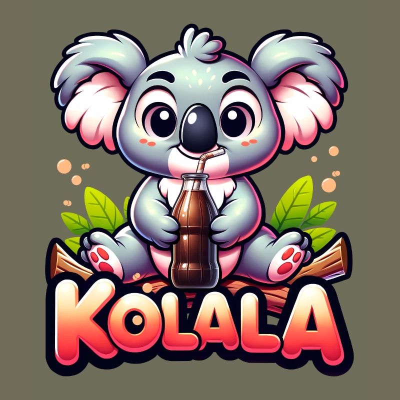 Kolala - Jeu de mots Koala mignon avec