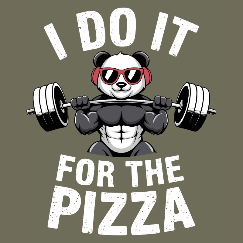 Je le fais pour le bodybuilder Pizza Barbell