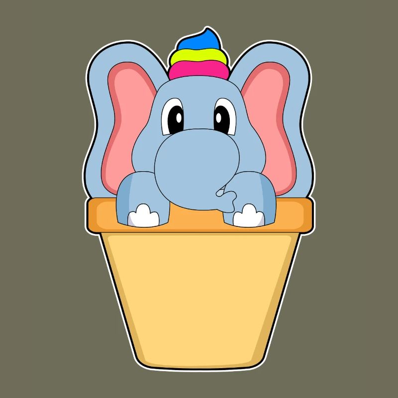 Elefant Waffeleis