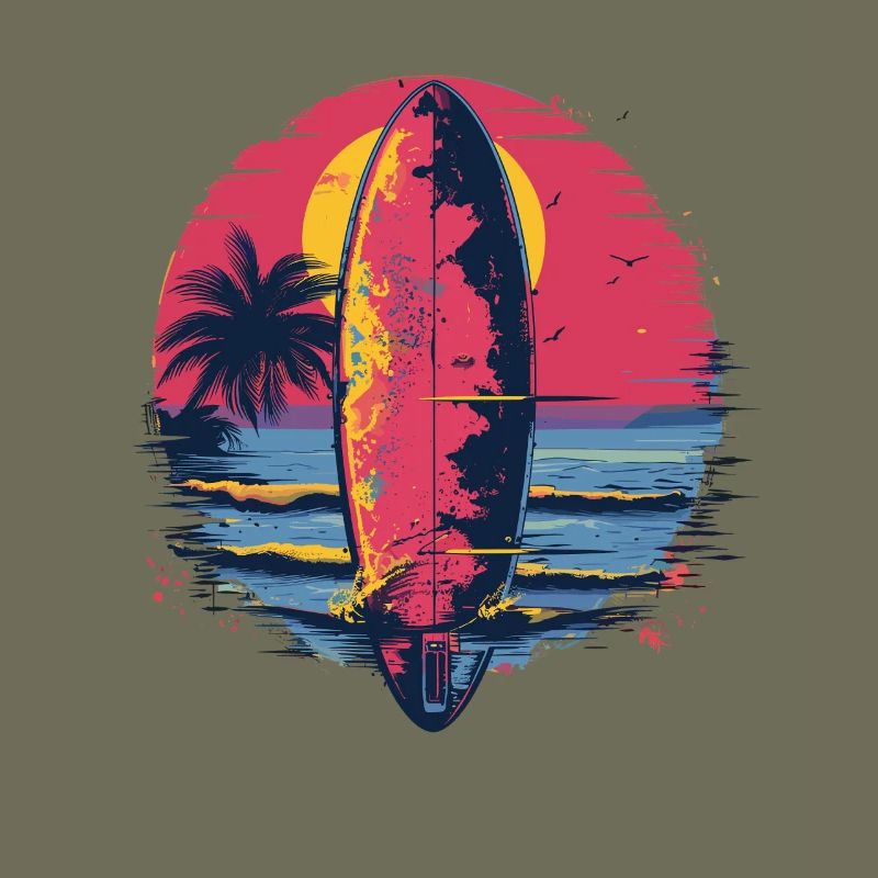 Surfboard Synthwave