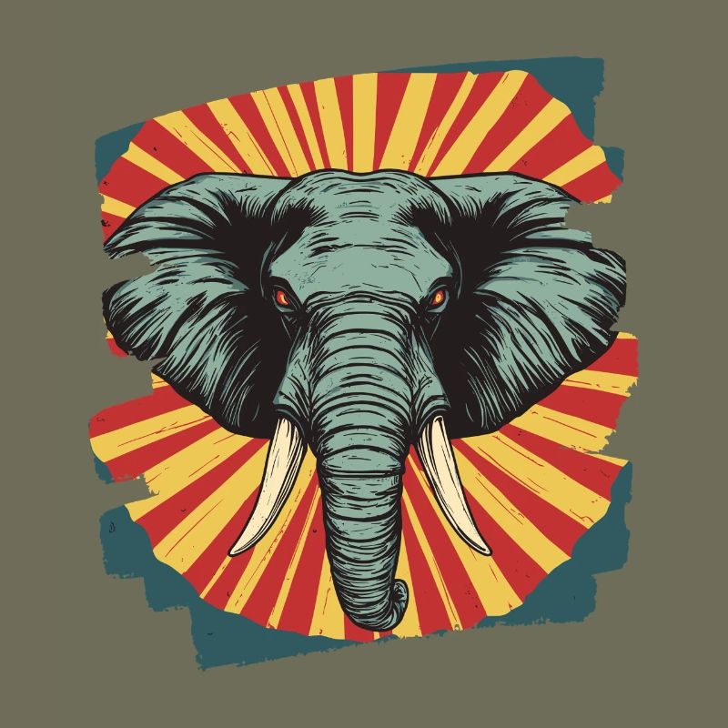 Elephant Retro