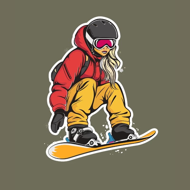 Snowboarder Graphic