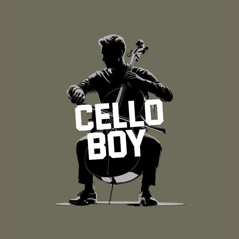 Violoncelle Garçon Silhouette Violoncelle